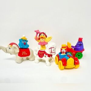 1991 Mcdonalds Happy Meal Toys MCDONALDLAND'S CIRCUS PARADE Full Series Set of 4